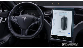 Защитное стекло Pixsel на монитор TESLA MODEL X - 16.8“ 2015 -