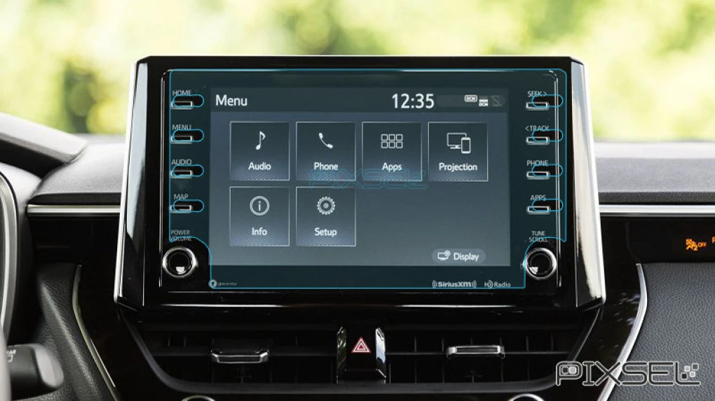 Защитное стекло Pixsel на монитор TOYOTA COROLLA - 10.3“ 2019 - 2022