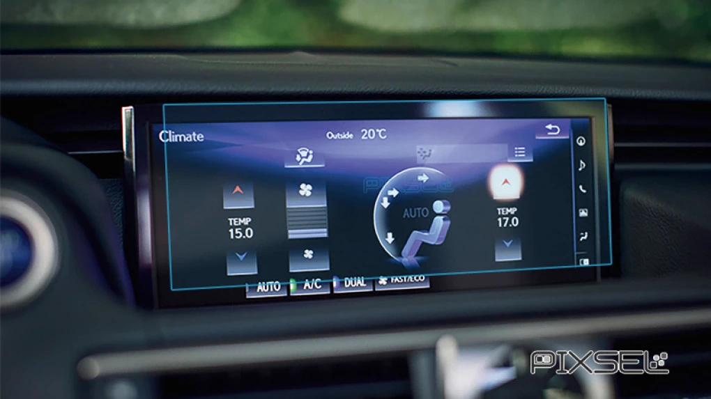 Защитное стекло Pixsel на монитор LEXUS IS - 10.6“ 2017 - 2020