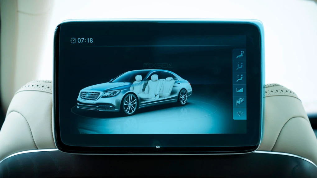 Ochronne szkło Pixsel na  monitor tylny MERCEDES BENZ S-CLASS - 11.8“ 2017 - 2020