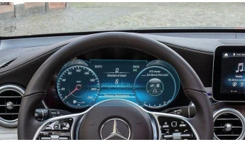Ochronne szkło Pixsel na deskę rozdzielczą MERCEDES BENZ C-CLASS - 12.1“ 2018 - 2020