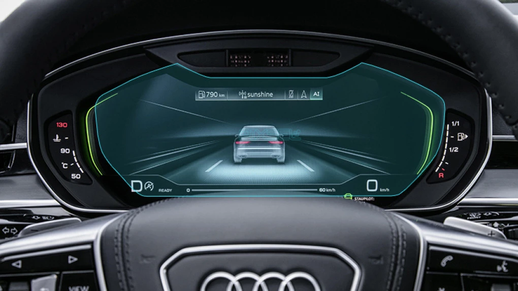 Ochronne szkło Pixsel na deskę rozdzielczą AUDI A8 / S8 - 11.9“ 2018 - 2023