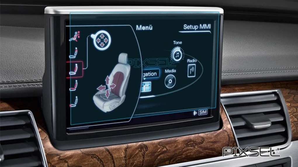 Ochronne szkło Pixsel na monitor AUDI A8 / S8 - 7.7“ 2014 - 2017