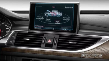 Защитное стекло Pixsel на монитор AUDI A6 / S6 / RS6 - 7.7“ 2015 - 2018