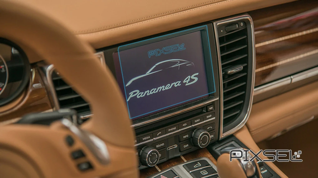Защитное стекло Pixsel на монитор PORSCHE PANAMERA - 7“ 2013 - 2016