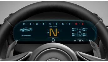 Защитное стекло Pixsel на приборную панель MCLAREN 750S - 11.6“ 2023 -