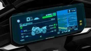 Ochronne szkło Pixsel na moto prędkościomierz BMW K 1600 B 13“