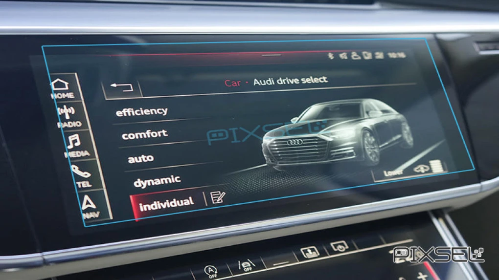 Защитное стекло Pixsel на монитор AUDI A8 / S8 - 12.1“ 2023 -
