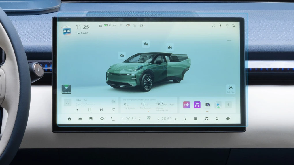 Защитное стекло Pixsel на монитор ZEEKR X - 15.4“ 2023 -