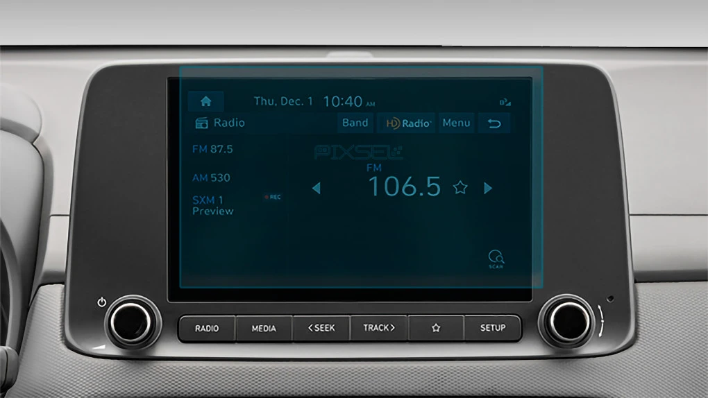 Ochronne szkło Pixsel na monitor HYUNDAI KONA ELECTRIC - 8.9“ 2020 - 2022