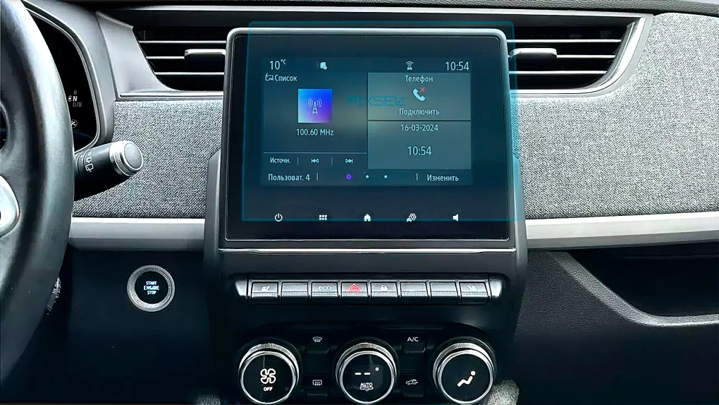 Ochronne szkło Pixsel na monitor RENAULT ZOE - 9.6“ 2019 - 2024