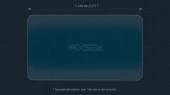 Protective glass Pixsel for rear tablet MERCEDES BENZ GLS-CLASS - 8.3“ 2024 -