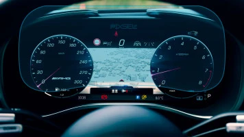 Захисне скло Pixsel на панель приладів MERCEDES BENZ AMG GT 2 DOORS - 13.5“ 2023 -
