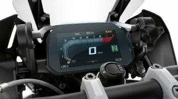 Ochronne szkło Pixsel na moto prędkościomierz BMW R1250GS 9.8“