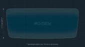 Protective glass Pixsel for rear climate-control ZEEKR 001 - 7.1“ 2024 -