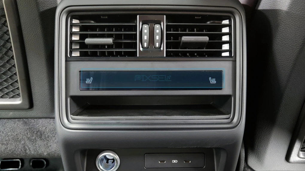 Ochronne szkło Pixsel na panel klimatyzacji tylnej PORSCHE CAYENNE - 6.9“ 2023 -