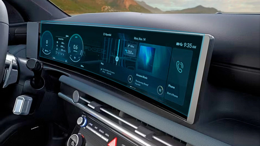 Ochronne szkło Pixsel na deskę rozdzielczą HYUNDAI TUCSON - 27.4“ 2024 -