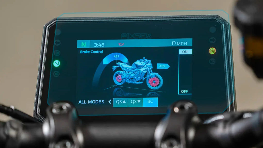 Ochronne szkło Pixsel na moto prędkościomierz YAMAHA MT-09 2024 - 7.9“