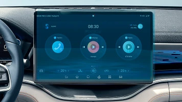 Защитное стекло Pixsel на монитор BYD SONG PLUS - 16.3“ 2022 -