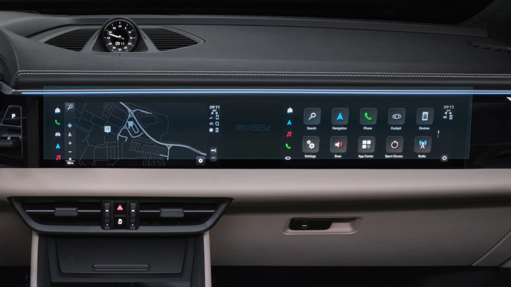 Защитное стекло Pixsel на монитор PORSCHE MACAN ELECTRIC - 26“ 2024 -