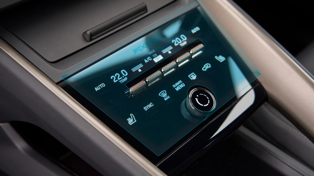 Ochronne szkło Pixsel na panel klimatyzacji PORSCHE MACAN ELECTRIC - 9“ 2024 -