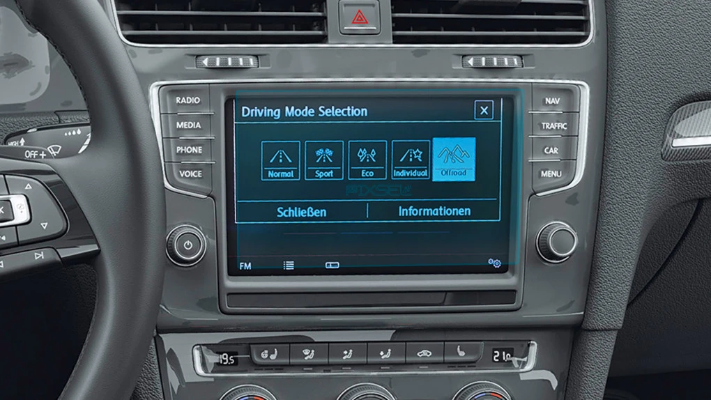 Ochronne szkło Pixsel na monitor VOLKSWAGEN GOLF - 8“ 2013 - 2017