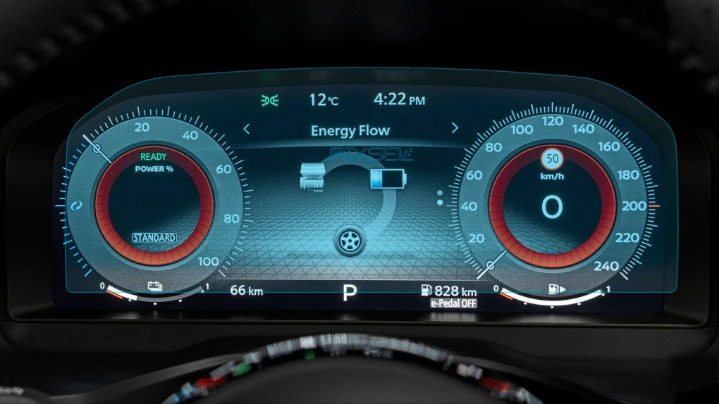 Ochronne szkło Pixsel na deskę rozdzielczą NISSAN QASHQAI - 12.1“ 2024 -