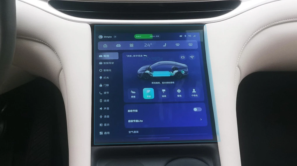 Ochronne szkło Pixsel na panel klimatyzacji IM L6 - 11.2“ 2024 -