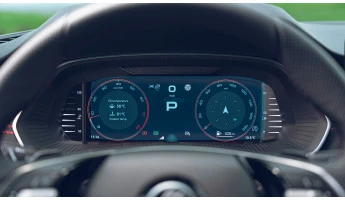 Ochronne szkło Pixsel na deskę rozdzielczą SKODA OCTAVIA - 9.9“ 2024 -
