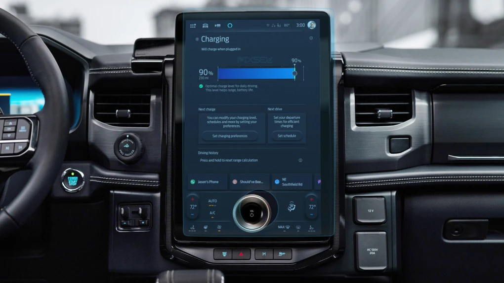 Ochronne szkło Pixsel na monitor FORD F-150 LIGHTNING - 16.7“ 2022 -