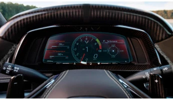 Защитное стекло Pixsel на приборную панель CHEVROLET CORVETTE - 11.7“ 2019 - (C8)