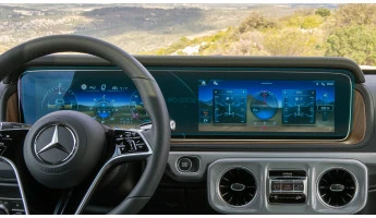 Ochronne szkło Pixsel na deskę rozdzielczą MERCEDES BENZ G-CLASS - 28.5“ 2024 -