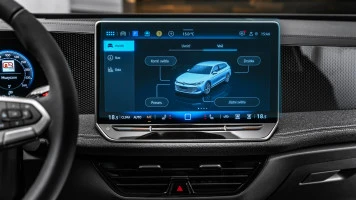 Защитное стекло Pixsel на монитор VOLKSWAGEN PASSAT - 14“ 2023 - (B9)
