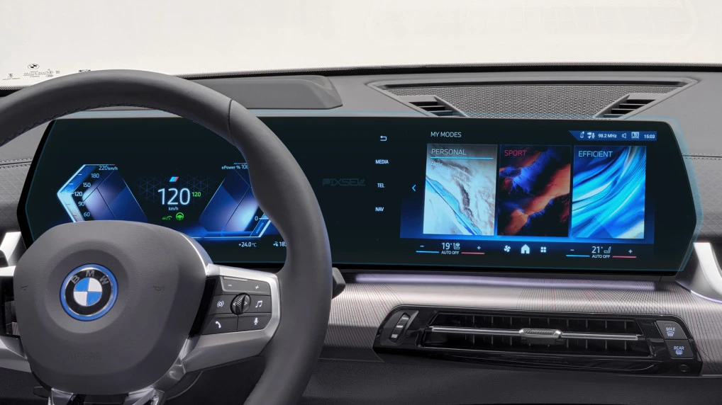 Ochronne szkło Pixsel na deskę rozdzielczą BMW IX2 - 26.2“ 2024 -