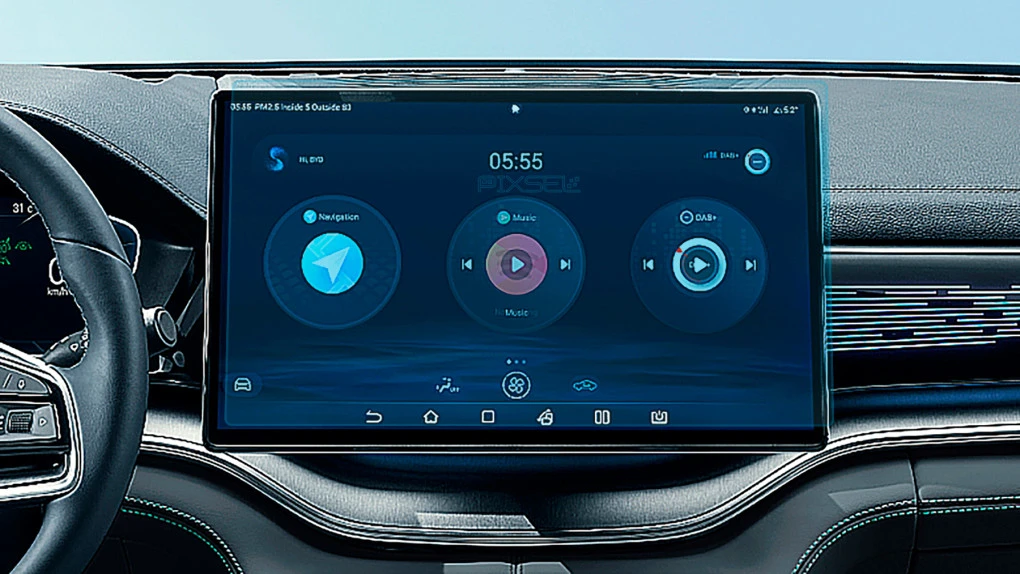 Защитное стекло Pixsel на монитор BYD SEAL U - 16.2“ 2024 -