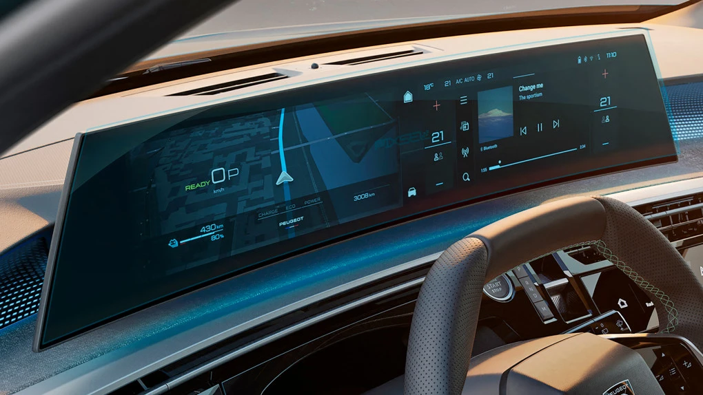 Ochronne szkło Pixsel na deskę rozdzielczą PEUGEOT 3008 - 27.9“ 2024 -