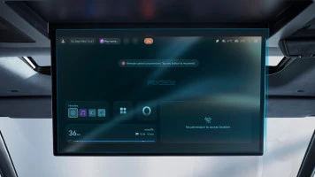 Захисне скло Pixsel для заднього монітора ZEEKR 009 - 17.7“ 2024 -