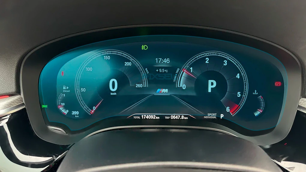 Ochronne szkło Pixsel na deskę rozdzielczą BMW 5 / M5 - 14.3“ 2017 - 2020 (G30, G31, G38, F90)