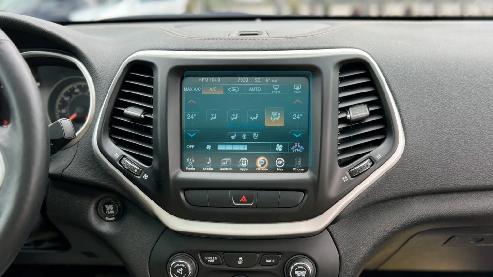 Захисне скло Pixsel на монітор JEEP CHEROKEE KL - 8.2“ 2013 - 2023