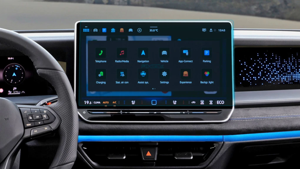 Защитное стекло Pixsel на монитор VOLKSWAGEN TAYRON - 16“ 2025 -