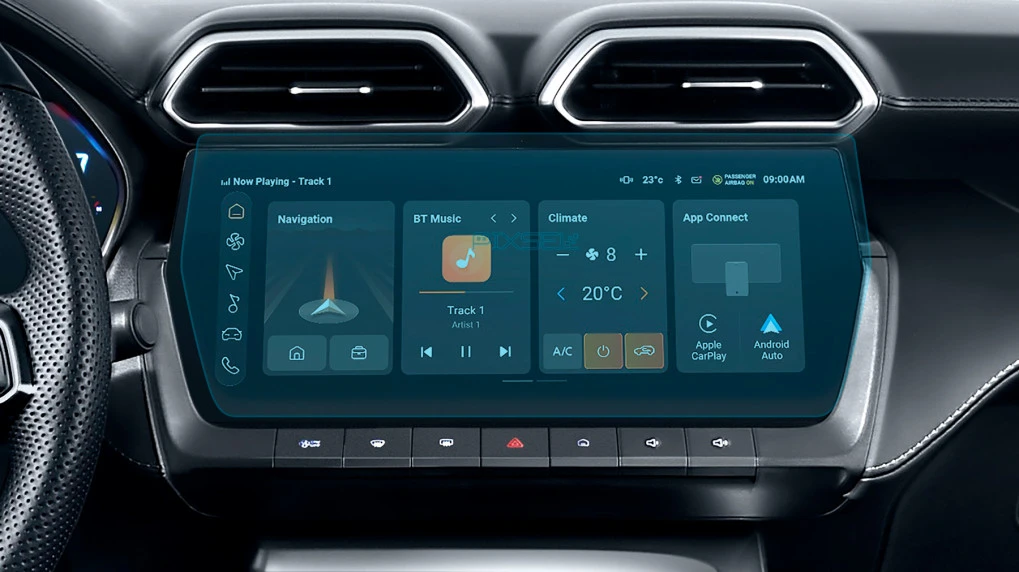 Защитное стекло Pixsel на монитор MG ZS - 14.2“ 2024 -