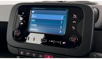 Защитное стекло Pixsel на монитор FIAT PANDA - 4.9“ 2021 -