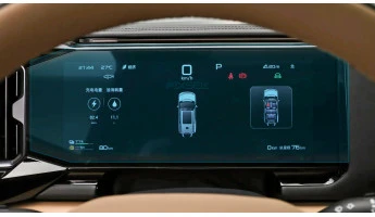 Защитное стекло Pixsel на приборную панель BYD LEOPARD 8 - 15.2“ 2024 -