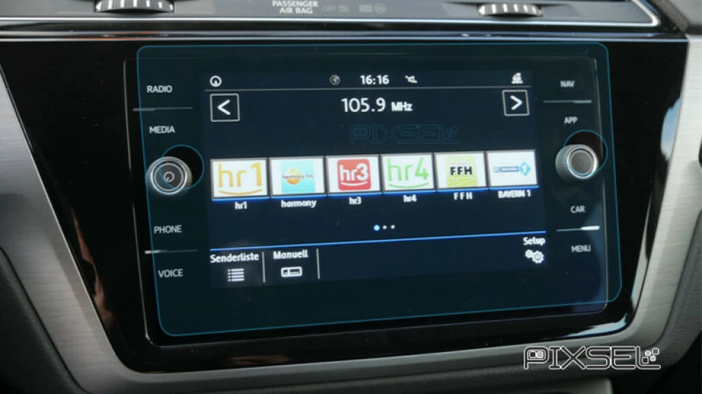 Ochronne szkło Pixsel na monitor VOLKSWAGEN TOURAN - 10.9“ 2022 -