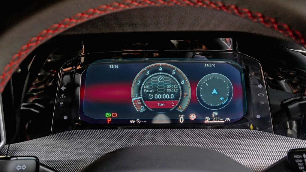 Защитное стекло Pixsel на приборную панель VOLKSWAGEN GOLF - 10“ 2024 -