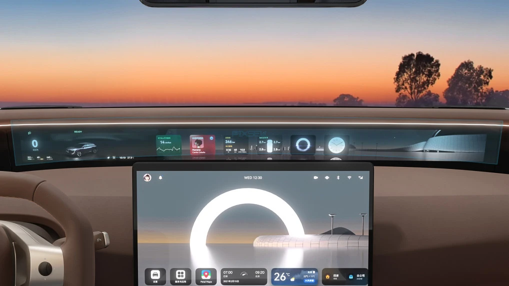 Ochronne szkło Pixsel na deskę rozdzielczą AVATR 07 - 37.1“ 2024 -