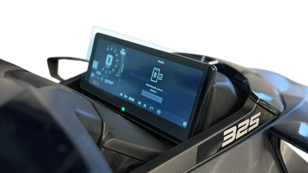 Ochronne szkło Pixsel do prędkościomierza skutera wodnego BRP SEA-DOO GTX 325 LIMITED 2025 + 10.25“