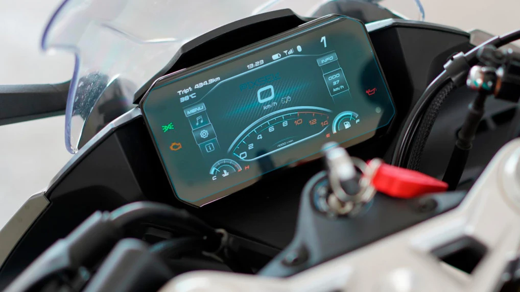 Protective glass Pixsel for moto speedometer CFMOTO 450 (SR, SR S, SS) 6.8“