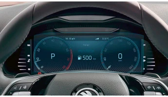 Защитное стекло Pixsel на приборную панель SKODA SCALA - 9.9“ 2024 -