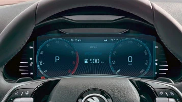 Защитное стекло Pixsel на приборную панель SKODA SCALA - 9.9“ 2024 -